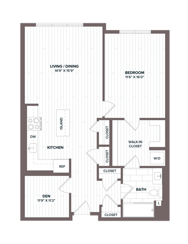 floorplan image of apartment 503